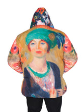 Load image into Gallery viewer, Vintage Artwork Bubble Coat