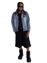 Load image into Gallery viewer, Skull Party Denim Jacket
