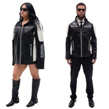 Load image into Gallery viewer, Overseas Slim-fit Leather Jacket