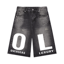 Load image into Gallery viewer, Women's Baggy Wide Leg Denim Shorts