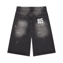 Load image into Gallery viewer, Women's Baggy Wide Leg Denim Shorts