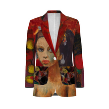 Load image into Gallery viewer, Red Portraits Blazer