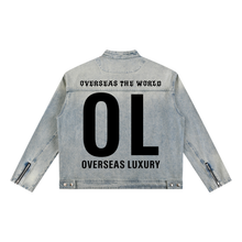 Load image into Gallery viewer, Overseas Vintage Wash Denim Jacket
