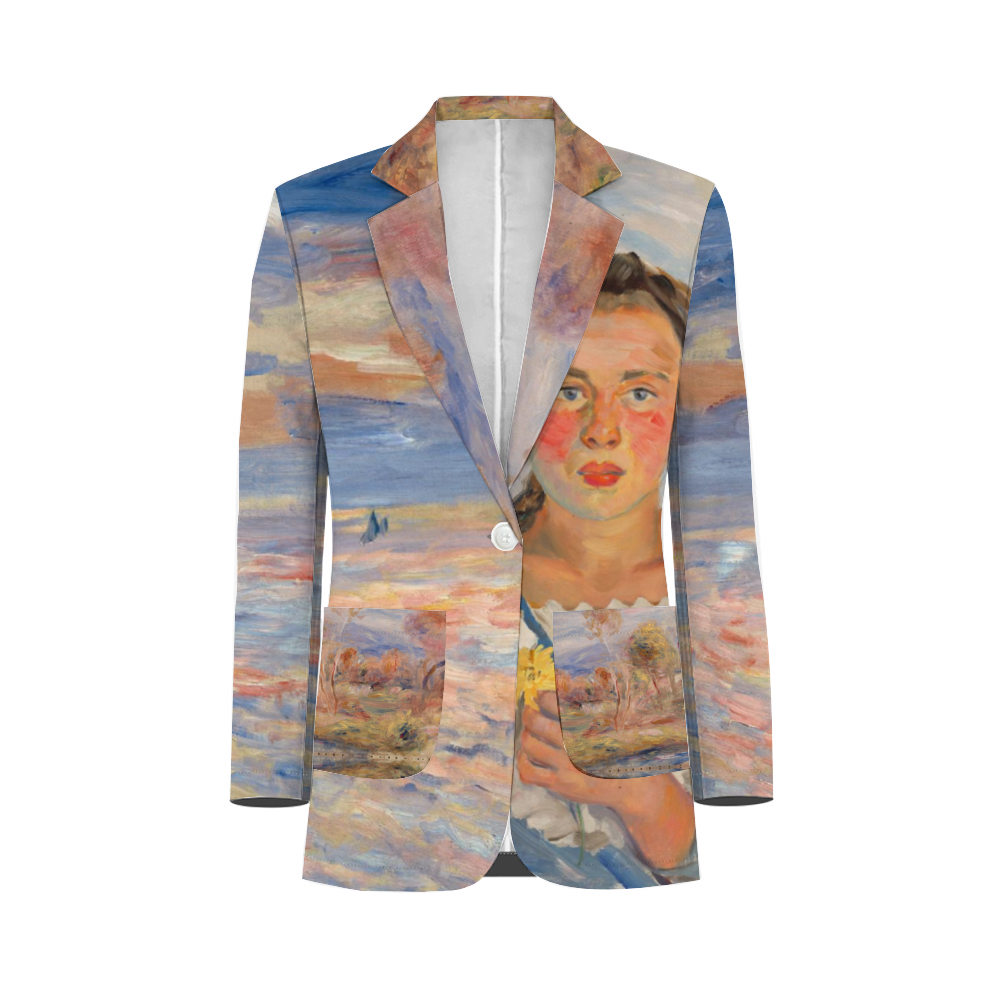 Sunset Face Suit Blazer