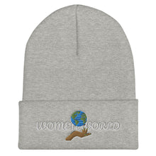 Load image into Gallery viewer, Women World Cuffed Beanie
